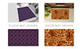 design custom mat and pillow design