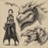 draw fantasy concept art