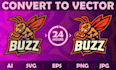 vector trace, redraw, and convert your logo to scalable and editable vector file