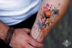personalized watercolor tattoo design