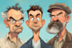 draw a caricature, cartoon caricatures