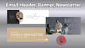 create unique email header and banner designs for your brand