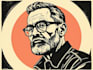 draw a custom portrait in linocut style