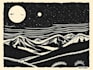 create  linocut design for brands