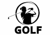 make modern creative golf logo design