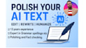 proofread personal statements academic professional documents cv