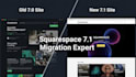 migrate squarespace website 7 0 to 7 1 with SEO optimization and mobile design