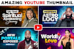 design amazing youtube thumbnail