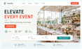 build event venue listing website equipment rental website with jet booking
