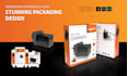 create packaging design, product label, and realistic 3d mockups