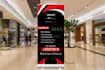 design roll up, pull up, retractable banner, sidewalk sandwich board, standee