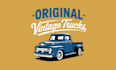 draw classic american car ilustration