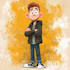 draw bighead cartoon caricature