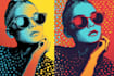 turn your photo into a pop art design