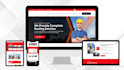 design homepage website, wordpress landing page or homepage design