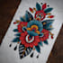 design a rad traditional tattoo design