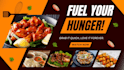 design professional food poster, menu, flyer, brochure,
