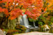 create meditation video with relaxing music and waterfall visuals