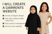 design garments, clothing and fashion store in wordpress