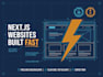 create a fast and responsive nextjs website with bug fixing
