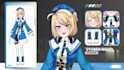 draw male and female live 2d vtuber model, 2d vtuber, live 2d