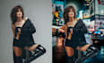 change background and do photoshop image editing