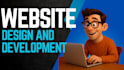 design a modern responsive website with cinematic visuals