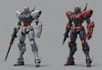 draw high quality robot, mecha concepts