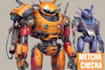 draw amazing character mecha robot illustration
