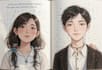 draw children book pages based on real people