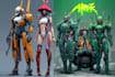 draw mecha robot armor character concept for you