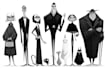 create black and white vector illustrations