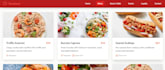 create a professional restaurant managment website with custom design