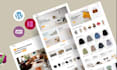 responsive ecommerce wordpress website landing page design