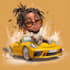 do a funny cartoon character, caricature, portrait