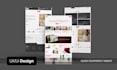 craft responsive website UI UX in figma, clean, mobile first, website mockup