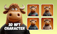 create high quality 3d nft characters and collections
