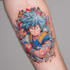 make comic cartoon anime tattoo design