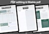 design editable and interactive fillable PDF forms with clickable fields