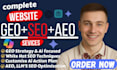 do monthly website local off page, aeo,GEO, SEO backlinks building for ai search