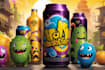 design stunning beverage can label packaging