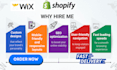 flawlessly design wix website redesign wix website  website wix ecommerce