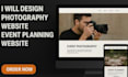 design photography website event planning website event photograph