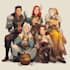 draw your dnd group party illustration
