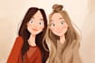 draw caricature characters, avatar cartoons, portrait