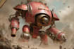 make a warhammer character illustration