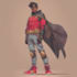 make drawing of super hero character