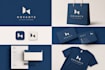 design a professional logo and corporate brand identity with brand style guide