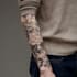 create a tattoo design of tattoo sleeve