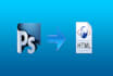 psd to html with responsive design